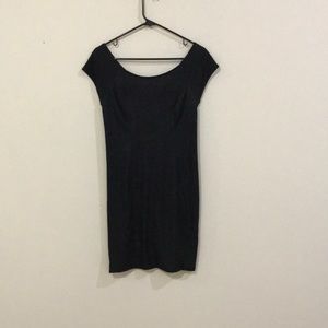 Black fitted dress